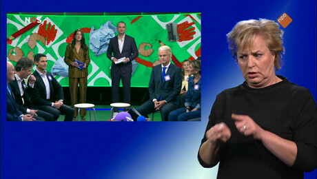 NOS Jeugdjournaal: Verkiezingsdebat met gebaren...